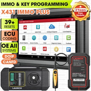 2025 Launch X431 IMMO PLUS PAD 7 ECU Programming All System Diagnostic Scanner - Picture 1 of 24