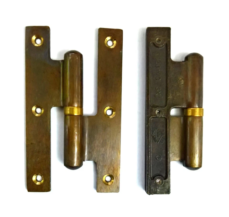 VALENTI PREMAR ALTRO CERNIERA POMELLA IN OTTONE BRONZATO 120x70 CERNIERA PER PORTE IN LEGNO DX/SX