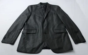Kenneth Cole Reaction Men's Techni-Cole Slim-Fit Suit Jacket LC7 Gunmetal 42L - Picture 1 of 4