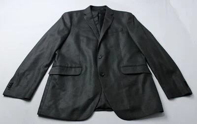 Chaqueta de traje ajustada Kenneth Cole Reaction Techni-Cole para hombre LC7 Gunmetal 42L Foto 1 de 4