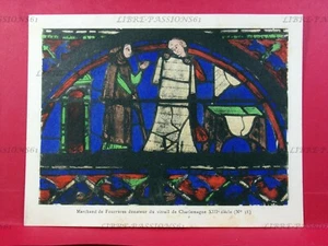 FROMMES BILD NR. 88, PELZHÄNDLER SPENDER DES GLASFENSTERS KARLS DES GROSSEN - Bild 1 von 2