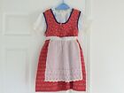 Child’s Swiss Costume Cotton Dress Blouse And Pinafore