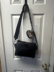 EUC Womens Steve Madden Brown | Black Small Cross Body Shoulder Bag - Picture 1 of 4