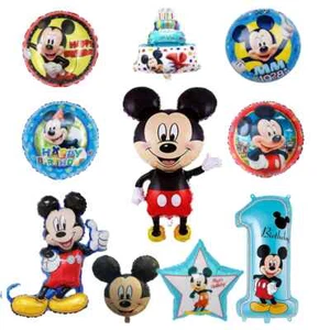 Mickey Mouse Maus Folienballon Erster Jungen Boy Geburtstag Babyshower Zahl 1 - Bild 1 von 19