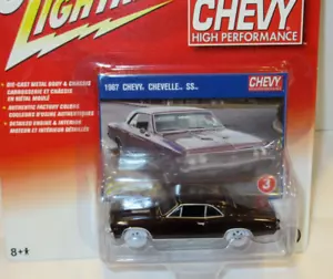 JOHNNY WHITE LIGHTNING ~ROYAL PLUM 1967 CHEVY CHEVELLE SS w/ WHITE RUBBER TIRES~ - Picture 1 of 5