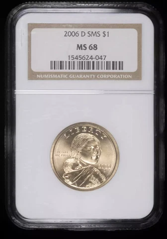 2006 D Dollar Sacagawea NGC MS-68 Cover
