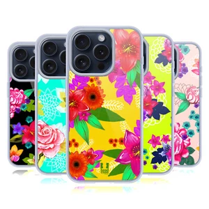 HEAD CASE DESIGNS PAINTED FLOWERS SOFT GEL CASE FOR APPLE iPHONE PHONES - Picture 1 of 12