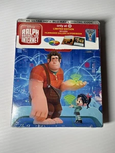 RALPH BREAKS THE INTERNET (4K UHD+Blu-ray+Digital) - Target Exclusive Brand New - Picture 1 of 3