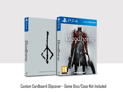 Bloodborne PS4 Custom Cardboard Slip Cover Steelbook Protector - Image 1 of 2