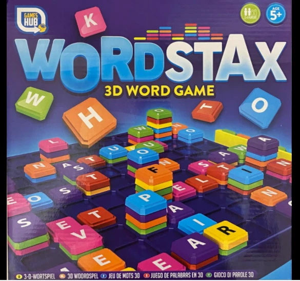 Word Stax 3D Word Game  Stack 'n' Score Develop Children's Vocabulary Spelling - Image 1 of 1