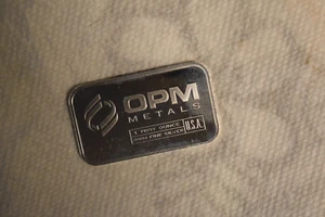 OPM Ohio Precious Metals .999 Silver Bar 1 Troy Oz - Picture 1 of 2