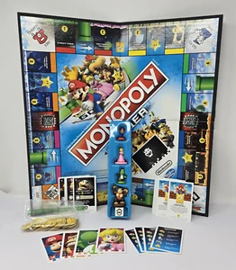Mario Monopoly Gamer Replacement Parts Board Die Figures Some Cards Tokens 2017 - Picture 1 of 21