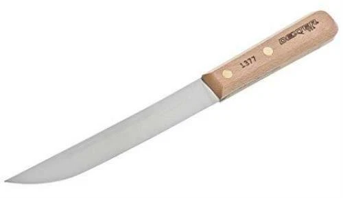 Dexter Russell 1377 (02130) 7" Wide Boning Knife Beech Handle Carbon Steel