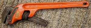 RIDGID 18" OFFSET END PIPE WRENCH ELYRIA OHIO HEAVY DUTY E-18 E18 @@@@ EXCELLENT - Picture 1 of 2