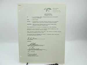 Vintage 1967 NASA Saturn Apollo BECO-3440-M-256 Technical Thermal Effect SB17 - Picture 1 of 6