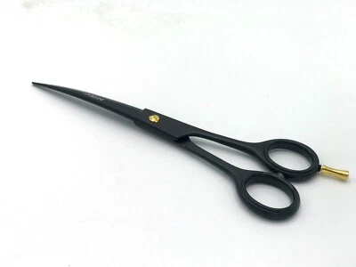 Professional Pet Dog Grooming Scissors Razor sharp Japanese Shears CURVED 7.5" - Image 1 of 4