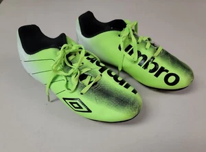 UMBRO Arturo YFW00400B Soccer Cleats FG, Lime Green, Youth Size 4.5 - PreOwned - Picture 1 of 5