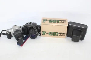 C x4 Vintage SLR Film Cameras Inc. Canon EOS 300, Canon EOS 1000F etc - Foto 1 di 13