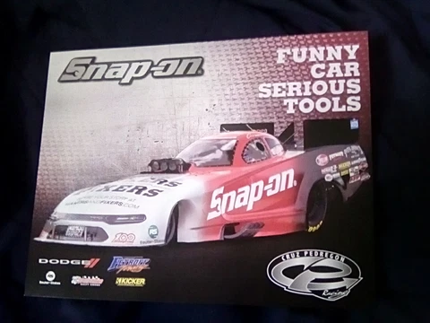 2021 CRUZ PEDREGON SNAP-ON FUNNY CAR NHRA POSTCARD Cover