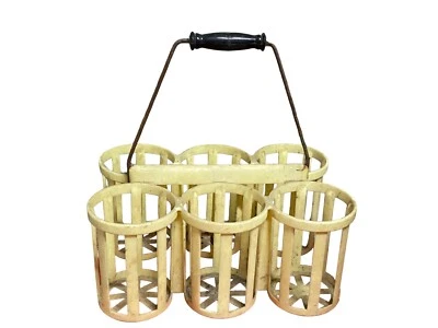 ANCIEN PORTE BOUTEILLE CASIER SIX TROUS PVC - Photo 1/3