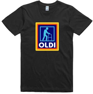 Fathers Day Mens Funny T-Shirt Oldi Parody Gift For Dad Regular Fit 100% Cotton - Picture 1 of 22