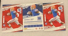 (3) 2021 PRESTIGE FOOTBALL RC KADARIUS TONEY #214 NEW YORK GIANTS