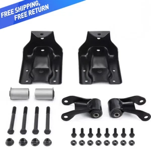Rear Leaf Spring Hanger Bracket and Shackle Kit For Chevy Silverado GMC Sierra - Picture 1 of 9