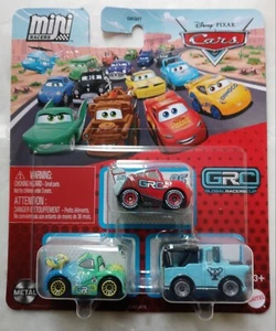 New Pixar Cars Disney Mini Racers GRC McQueen Carla Veloso Blue Mater - Picture 1 of 2