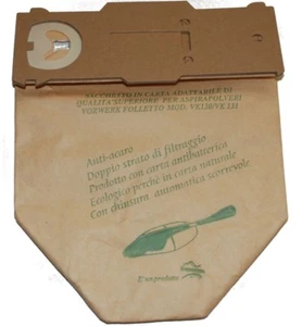 Vorwerk Kobold Vk 130 131 6 Papiertüten - Bild 1 von 1