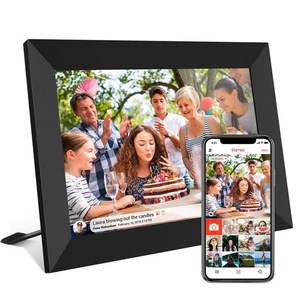 32GB FRAMEO 10.1 Inch Smart WiFi Digital Photo Frame 1280x800 IPS LCD Touch S... - Picture 1 of 9