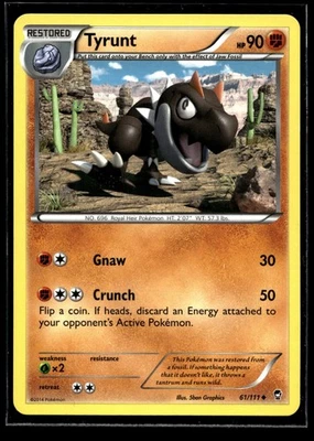 Tyrunt Uncommon XY - Furious Fists 61/111 NM - Image 1 of 2