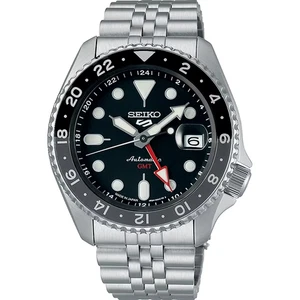 SEIKO 5 Sports SKX Sports Style GMT SBSC001 Black Men's Watch New in Box Japanš„ - Picture 1 of 22