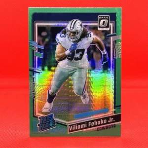 VILIAMI FEHOKO JR. 2023 PANINI DONRUSS OPTIC #260 GREEN HYPER PRIZM ROOKIE RC - Bild 1 von 2