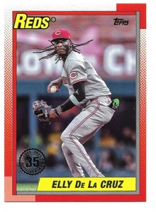2025 Topps Series 1 - 1990 Topps Baseball Elly De La Cruz #T90-20 - Bild 1 von 2