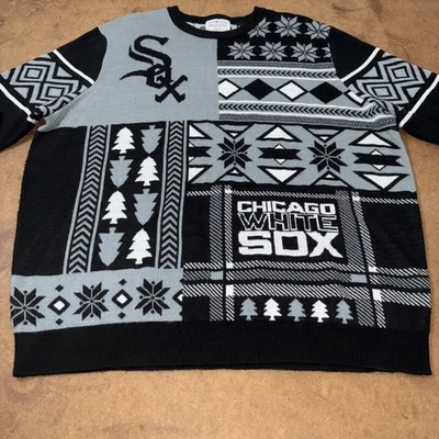 MLB General Merchandise by Klew Chicago White Sox Men’s Sweater Black 2XL RARE - Image 1 of 4