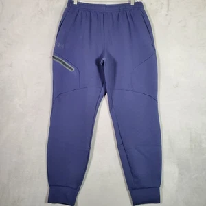 Under Armour Joggers Uomo L Blu Coulisse Pile UA Felpa Inarrestabile - Foto 1 di 12