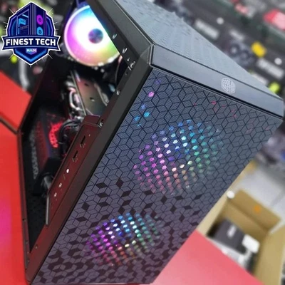 PRE-BUILT Gaming Ready - PC RGB - i7, GT 730, 240GB SSD, 16GB RAM, WIFI, WIN 11. - Image 1 of 4