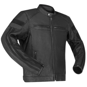Richa Retro Race 3 Leather Motorcycle Jacket - Black - Picture 1 of 4
