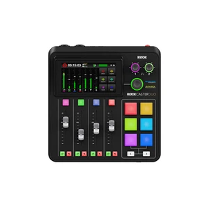 Brand New Rode RODECaster Duo Studio Bundle Headphones + 2 Mics + USB Drive 4TB - Picture 1 of 9