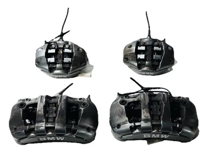 BMW E82 E88 135i FRONT & REAR BRAKE CALIPERS SET FOUR BREMBO GREY GRAY 08-13 OEM - Image 1 of 4