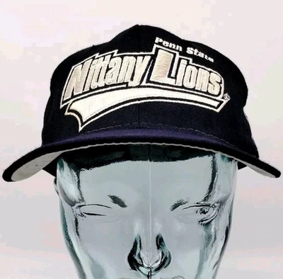 Starter Penn State Nittany Lions Hat Cap NCAA Fitted 7 -7 3/4 Wool Blend Vintage - Imagem 1 de 4