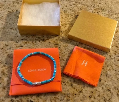 Pulsera John Hardy Heishi $995 - Piedras duras en turquesa / Plata de ley 925 Foto 1 de 4