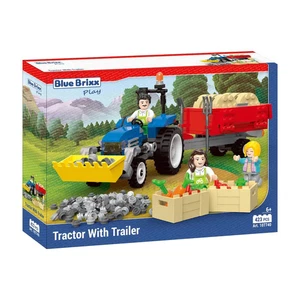 BlueBrixx - Bauernhof - Trecker mit Hänger - Bild 1 von 1