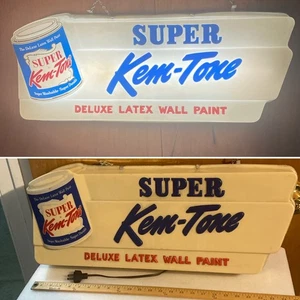 PINTURA VINTAGE TONO KEM - LETRERO DE FERRETERÍA ILUMINADO 3D VACUFORM - Imagen 1 de 15