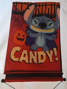 Disney Stitch GIMME CANDY Halloween Hanging Banner 15”x 47.5” New With Tags - Picture 1 of 3
