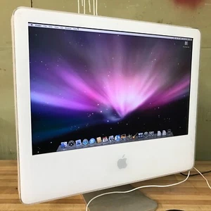 Vintage Apple iMac G5 A1076 20" PowerPC 1,80GHz 512MB RAM (OS 10.5.6 Leopard) - Bild 1 von 10