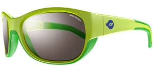 Julbo Luky Vert Kid's Green Sport Wrap Sunglasses - J4911116 - Made In Romania - Picture 1 of 2