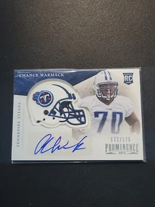 2013 Panini Prominence Rookie Team Helmet Auto Titans RC Chance Warmack /175 - Picture 1 of 2
