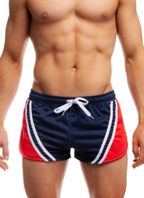 Jack Adams Helo Track Short Navy/Red: Med, Large & X-Large: Style 402-141 - Image 1 of 4