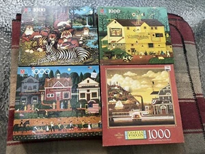Sealed, Charles Wysocki’s Jigsaw Puzzle Lot. Milton Bradley - Picture 1 of 16